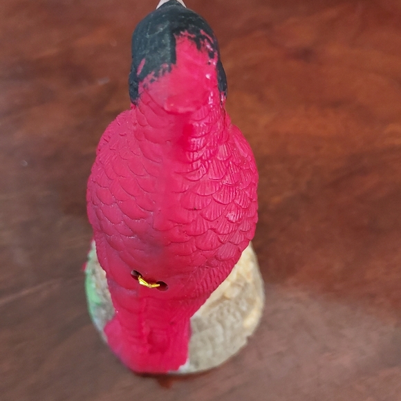 Jasco Christmas Red Cardinal Dinner Bell Vintage Holiday - Picture 6 of 10
